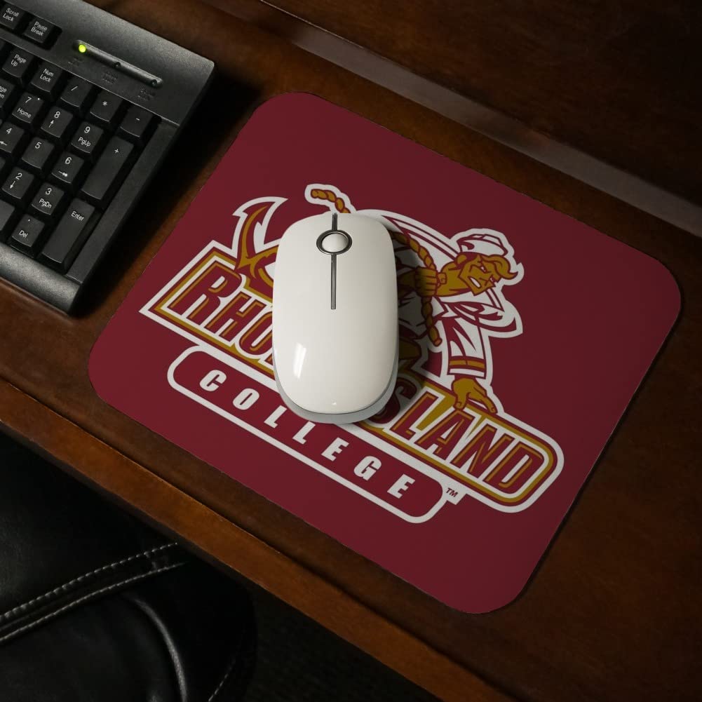 Rhode Island College Primary Logo Low Profile Thin Mouse Pad Mousepad