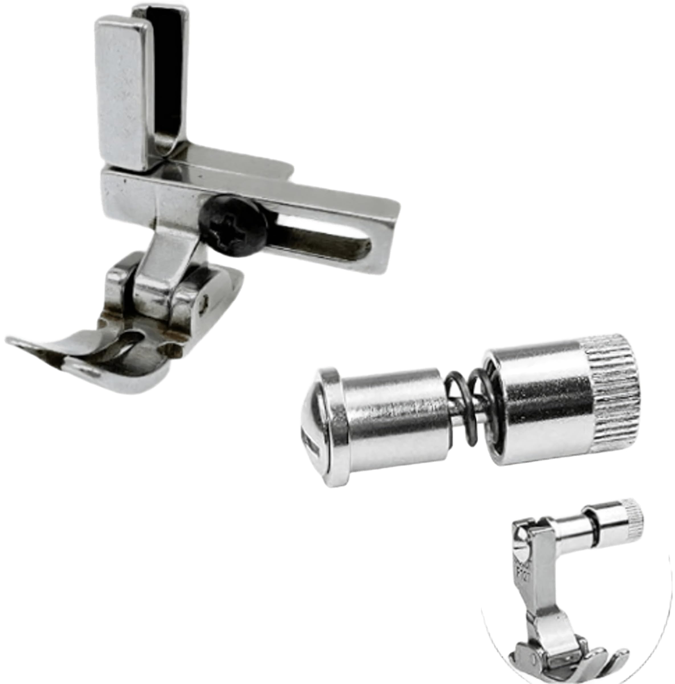 Gemsy T3 Presser Foot with Screw for Industrial Sewing Machine - Adjustable Sewing Machine Presser Foot Attachment for Single Needle Lockstitch, Tailoring, Zipper Stitching & Precision Sewing — Amazon image 2