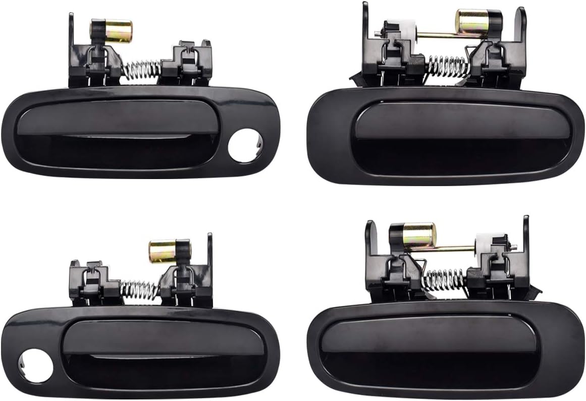 FAERSI 4pcs Outside Exterior Door Handles Front Rear Driver & Passenger Side Replacement for 1998 1999 2000 2001 2002 Toyota Corolla