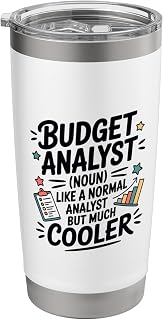Budget Analyst Like A Normal Analyst, Accounting Finance Stainless Steel Insulated Tumbler