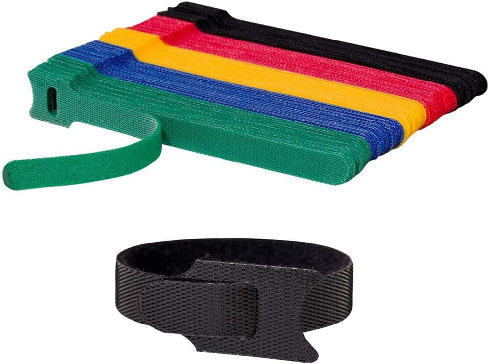 Reusable Cable Ties 120PCS Adjustable 6 Inch Cord Ties