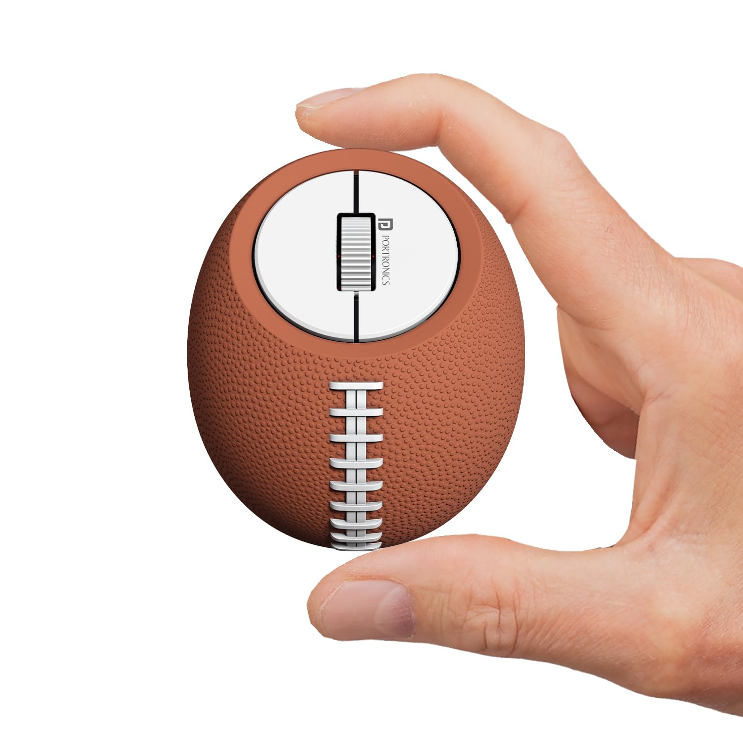 Portronics ToadPlay Rugby Mini Wireless Bluetooth Mouse with Dual Wireless Connectivity (BT + 2.4 GHz), Rechargeable Battery, Noise-Free Clicking, Multi-Device Pair, Adjust Sensitivity (Brown)-picture-17