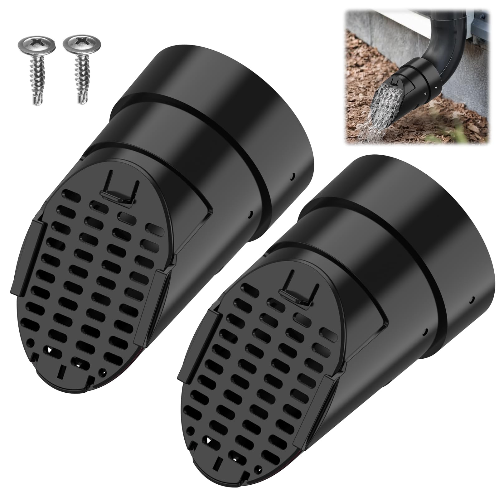 Rallonge de tuyau de descente de gouttière noire DN100 DN110 pour préserver vos façades de jardin