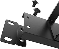 Vista 6 de Jingchengmei 19-Inch 1U Metal Horizontal Rackmount Cable Manager with 5 D-Rings (1UCM5R440, Black)