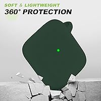 Vista 252 de Funda para AirPods Pro con kit de limpieza, funda de silicona suave para Apple AirPod Pro de 1ª/2ª generación, accesorios de funda AirPods Pro/Pro 2