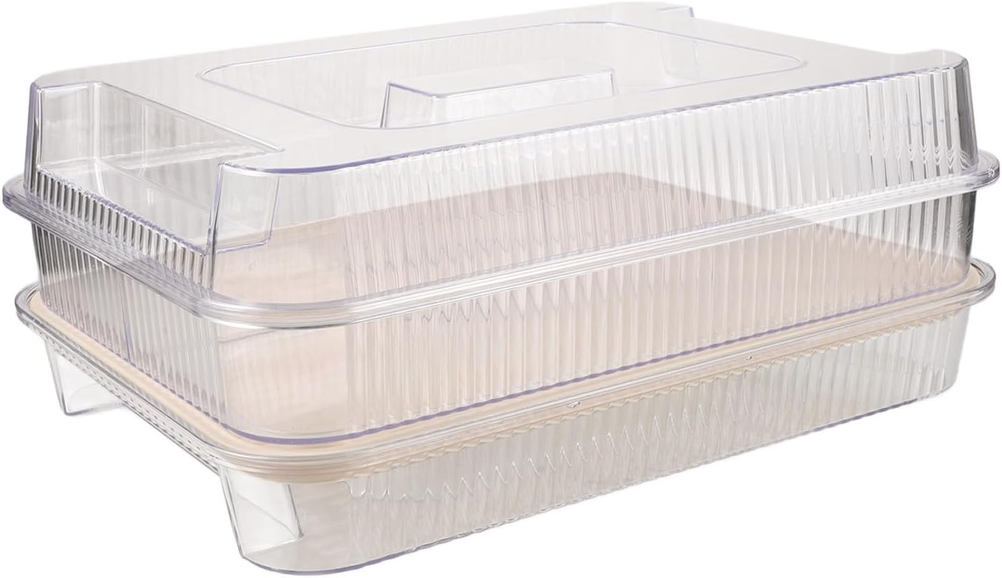 Portable Outdoor Ice Cube Tray with Lid and Drain Tray for Fruit Snacks and Cold Food Storage Plastic Ice Box for Camping and Picnic