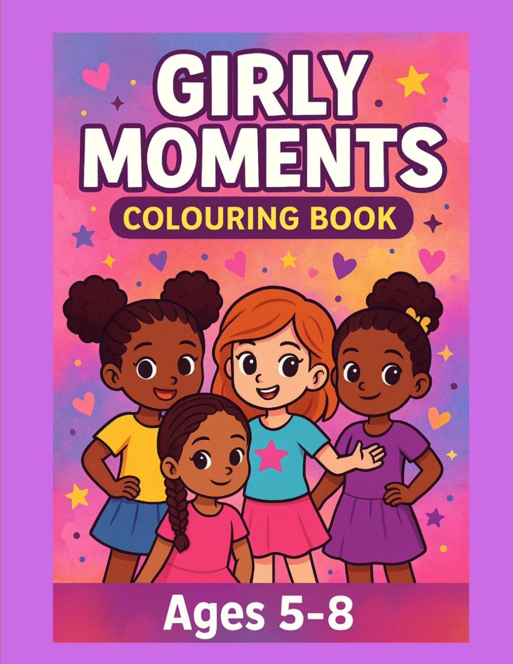 Girly Moments Colouring Book