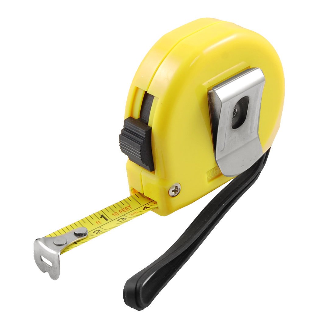 Aexit Dark Yellow Tools & Home Improvement Retractable Dual Scale 3 Meters 10Ft Steel Tape Measures Measuring Tape
