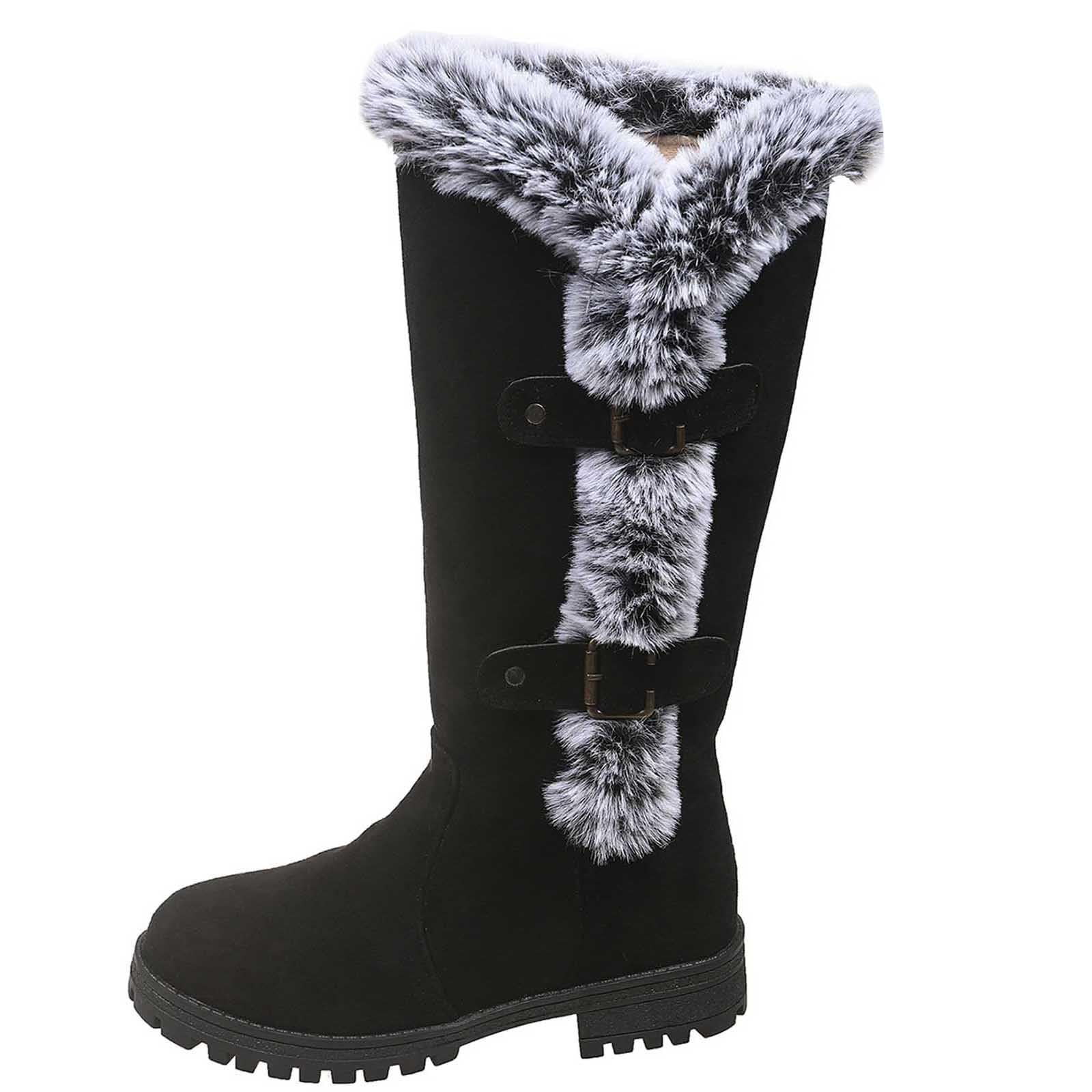 Buty zimowe, średniej wysokości, z zamszową podszewką, ciepłe, wygodne, outdoorowe, na zimną pogodę, antypoślizgowe, wytrzymałe