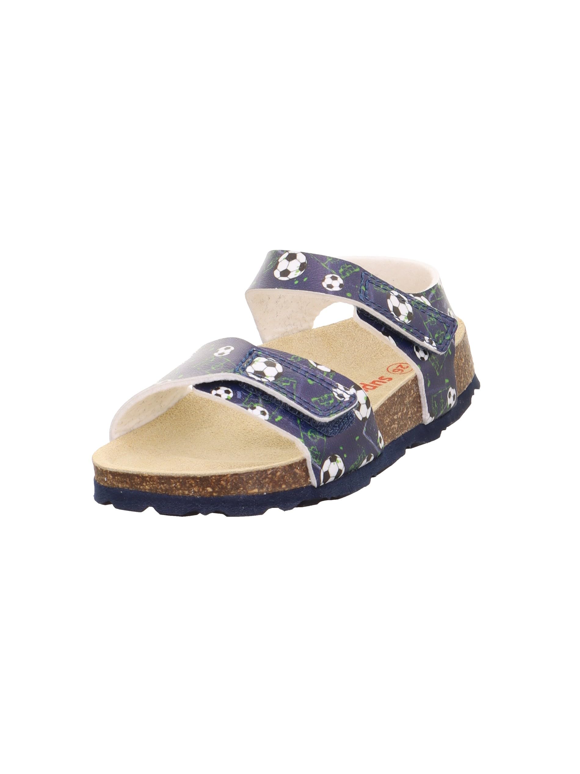 Superfit Boys' Footbed Slippers, Blue Multicoloured 8010, 9 UK Child