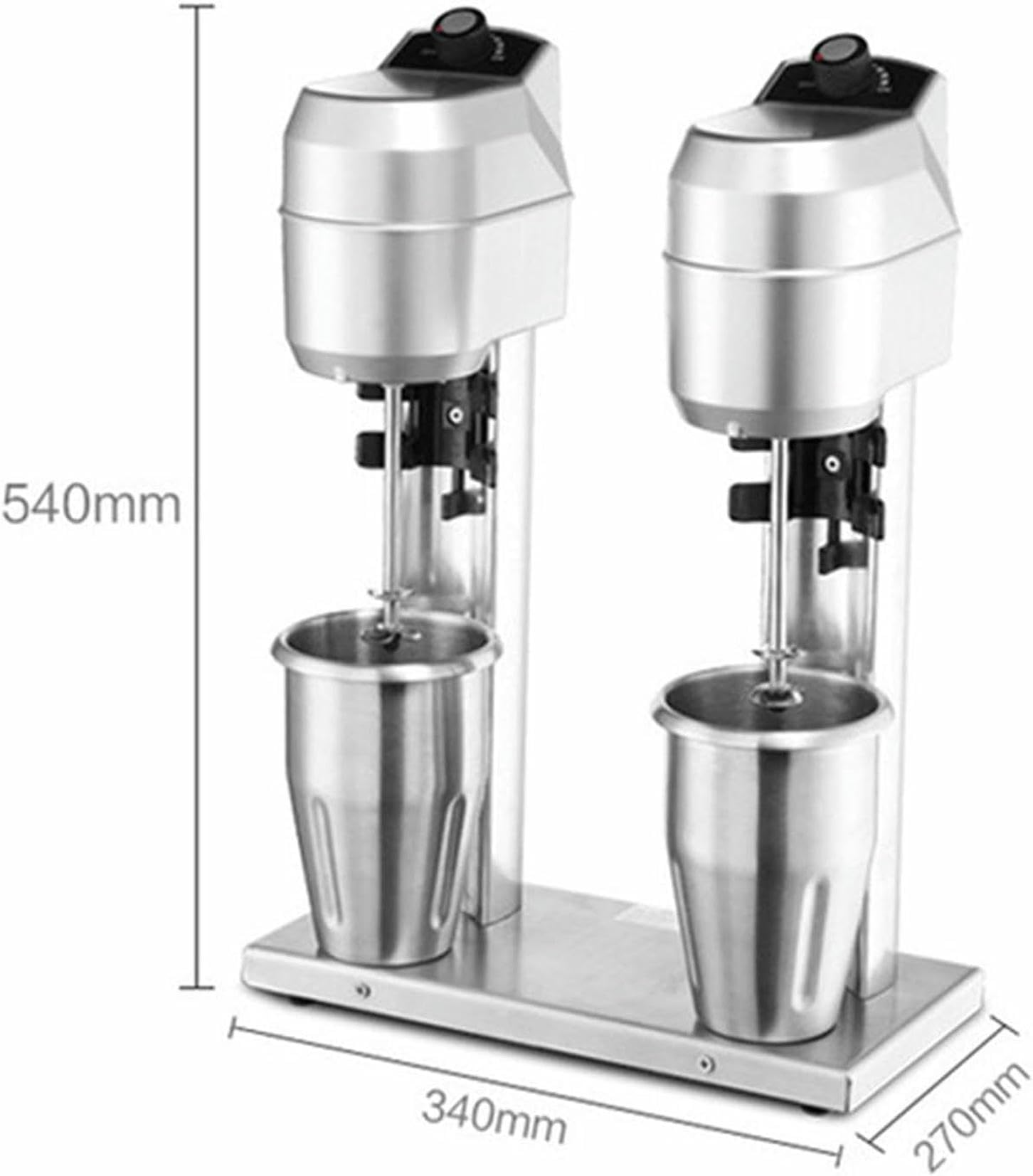 Mieszalnik Elektryczny Do Koktajli, Mieszalnik Z Ciągłą Prędkością, Z Kubkiem Mieszania 1000 Ml, Ze Stali Nierdzewnej, Do Smoothies, Do Prot~/