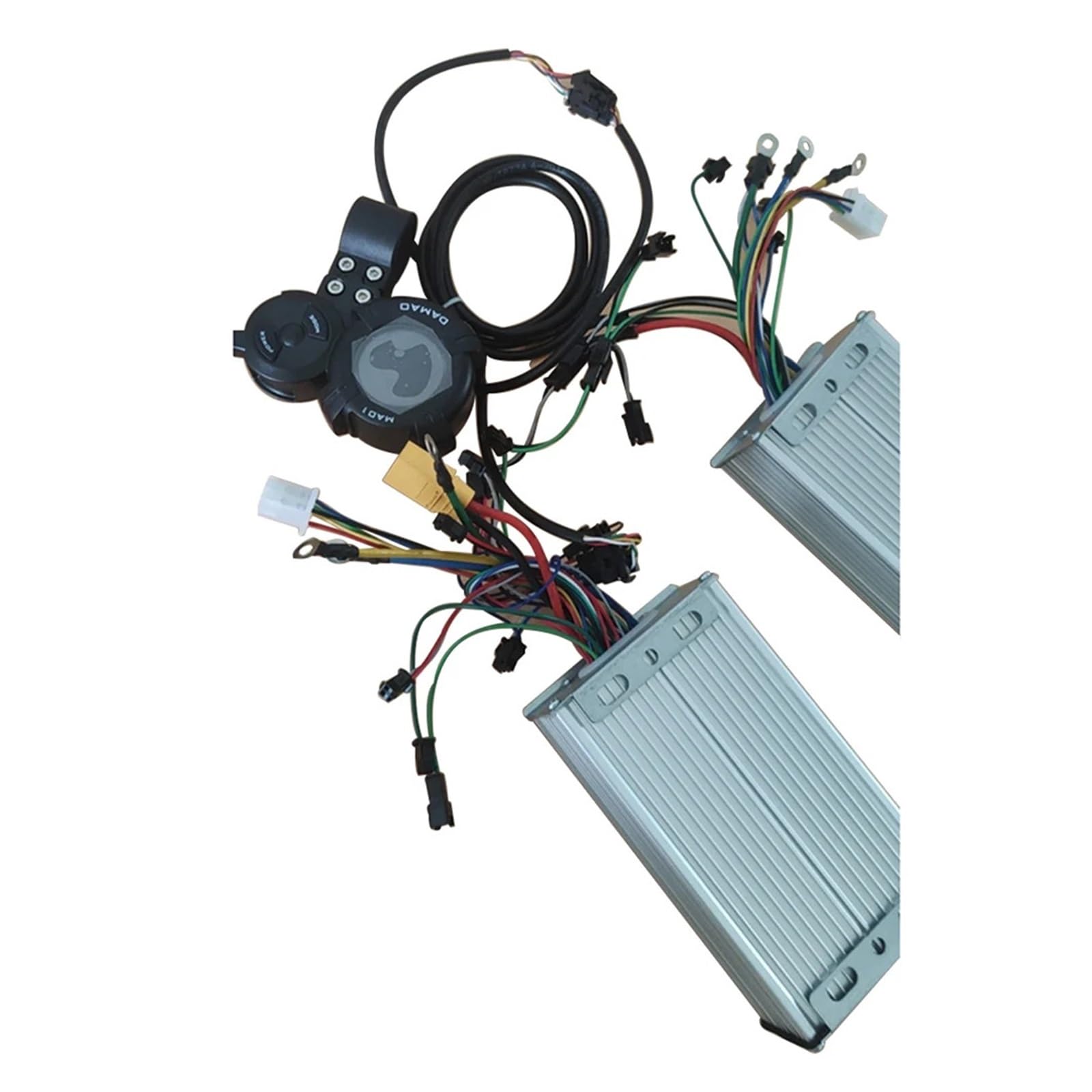 FLJ Interruttore acceleratore for scooter elettrico, for DAMAO, for display LCD MA01 36V 48V 52V 60V 72V Controller motore ad alta velocità Schermo di visualizzazione per monopattino elettrico