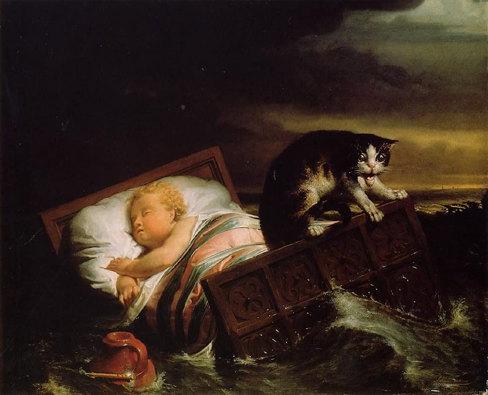 Lienzo cuadro la inundación del Biesbosch para decorar salones elegantes
