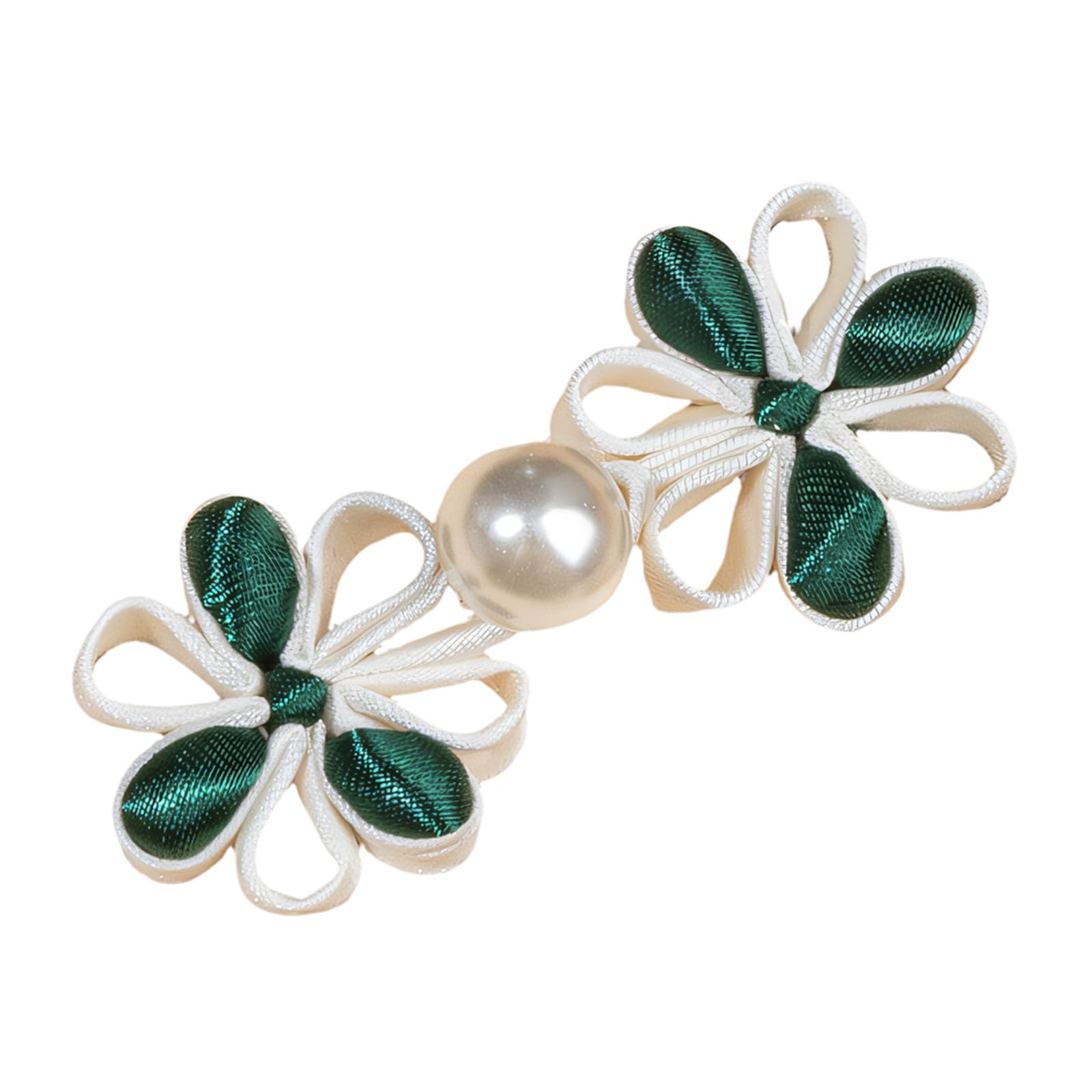 Msioytog Delicate Handcrafted Floral Button From Satins Materials Suitable for Qipao and Evening Gown Designs Fabric Tie