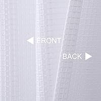 Vista 3 de CAROMIO - Cortina para cocina, cortina texturizada, cortinas para ventana de baño, varios tamaños