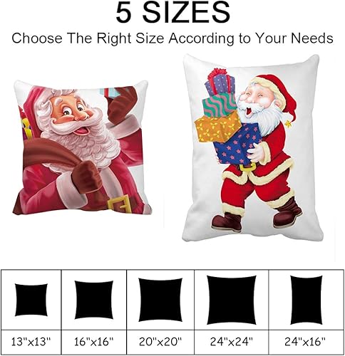 Miniatura 3 de Almohada personalizada, almohadas de fotos personalizadas con inserto 16 x 16 pulgadas con impresión dúplex imagentexto Regalo único para