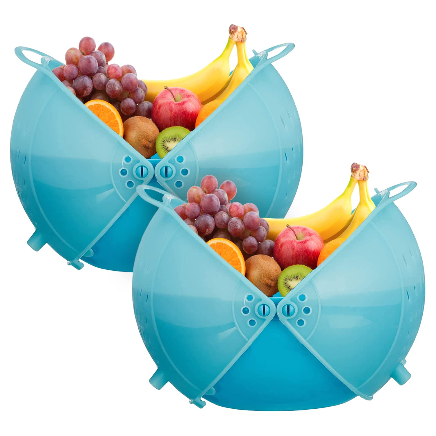 See full amazon price history chart for Kuber Industries Plastic Drain Basket/Washing Bowl For Fruits, Vegetables, Pasta, Poha With Swinging Lid- Pack of 2 (Blue)-50KM01832 Kuber Industries Plastic Drain Basket/Washing Bowl For Fruits, Vegetables, Pasta, Poha With Swinging Lid- Pack of 2 (Blue)-50KM01832 (B09RSFSTJS) Amazon Price History, Amazon Price Tracker