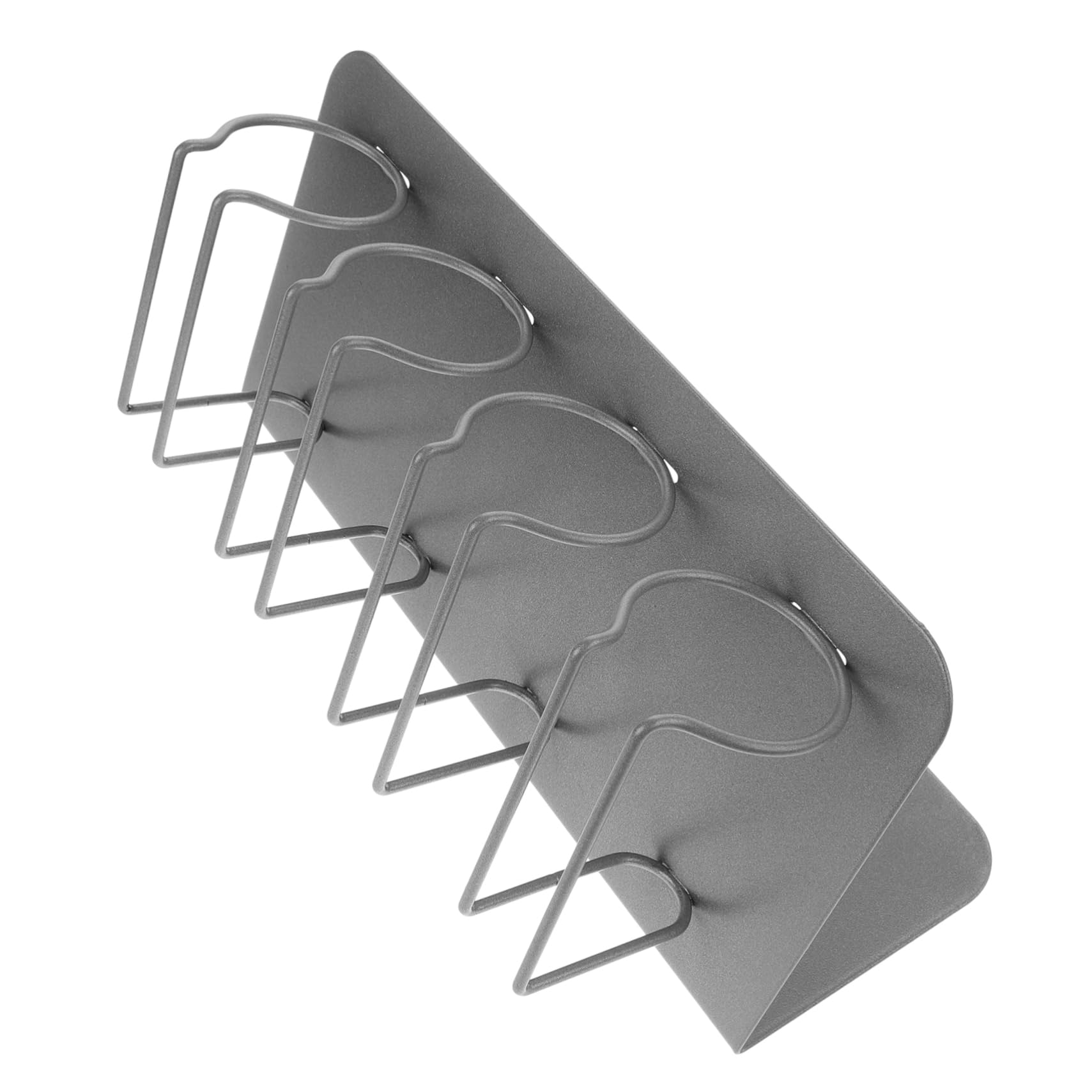 FRCOLOR Supporto per Clipper Elettrico in Acciaio Inossidabile Nero Superficie Facile da Pulire, Organizer per Strumenti da Taglio per Casa e Salone
