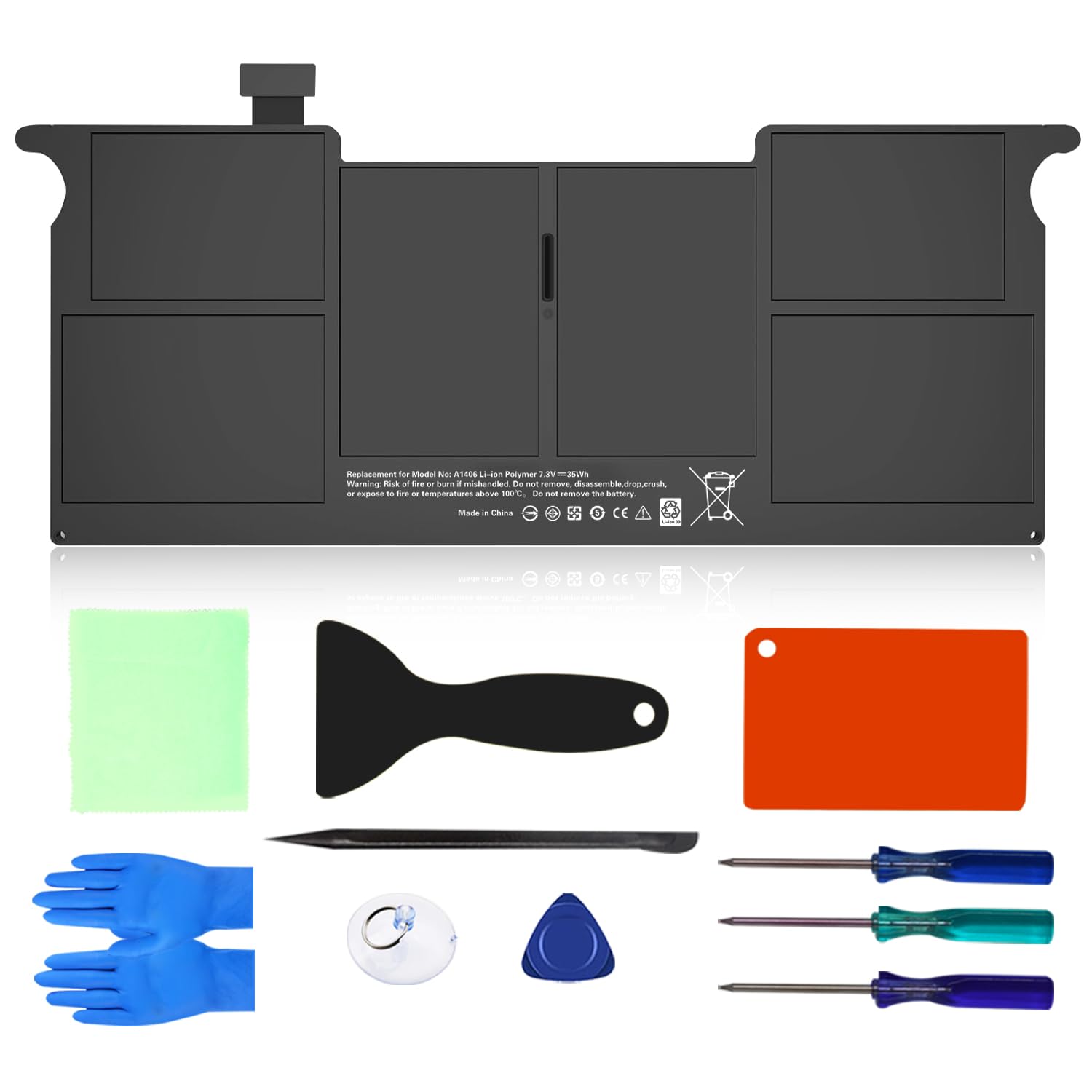 Bituoer A1406 A1370 A1465 Battery Compatible for MacBook Air 11" A1406 A1495 (Mid 2011 2012 2013 Early 2014 2015) MJVM2LL/A MD711 MD223 MC968 020-7376