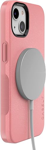 Vista 700 de Casely Funda para iPhone 13 Compatible con MagSafe Color Splash de medianoche Funda retro abstracta Color de medianoche Splash Abstracto