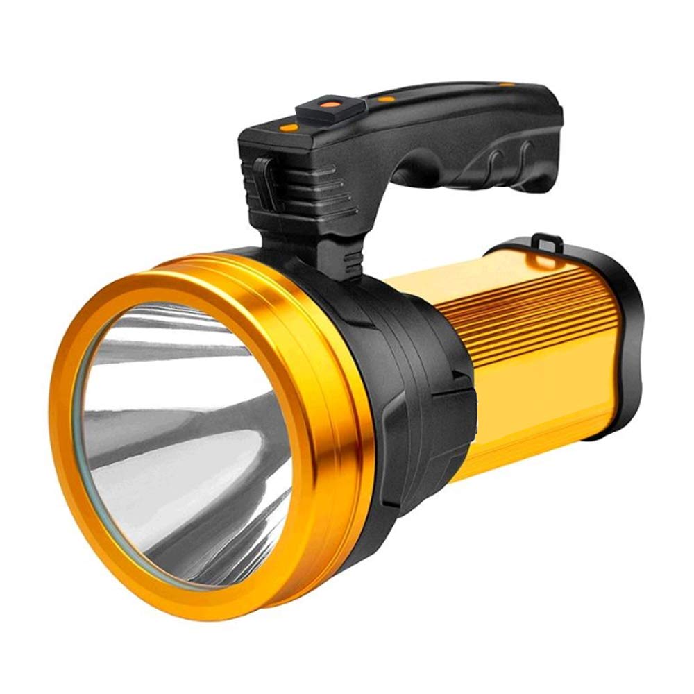 Super Bright Rechargeable Handheld LED Spotlight 6000 Lumen Portable