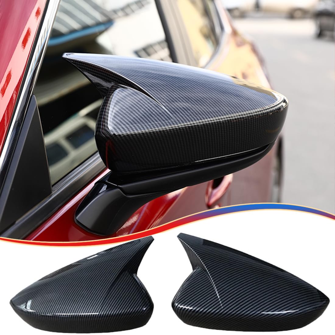 Amazon.com: MUXEE 2PCS New Rear View Mirror Outside Housing Wing