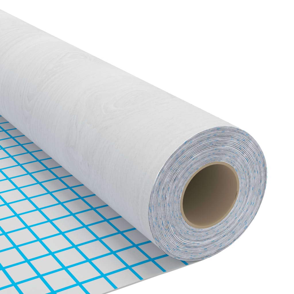 Festnight Pellicola Autoadesiva per Mobili Colore Legno Bianco/Rovere Giapponese 500x90 cm Carta da Parati Adesiva PVC Impermeabile Pellicola Adesiva Autoadesiva Decorativa per Mobili