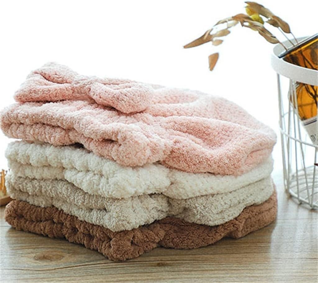 Hair Drying Hat,Hair Drying Towels,Hair TowelHair Drying Cap Women Wipe Hair Quick-Drying Absorbent Headscarf Shower Cap Cute Long Hair Dry Hair Towel(Beige)