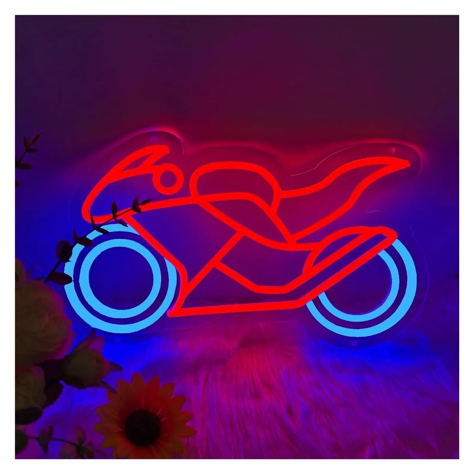 Decoración Lámparas Letrero De Neón Motocicleta
