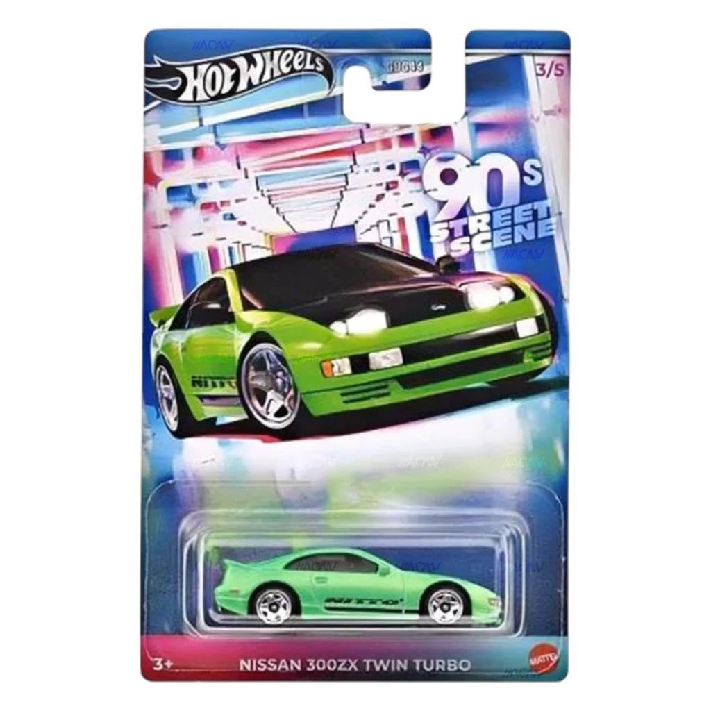 Hot Wheels 90 Lar Sokak Sahnesi Temalı Arabalar NISSAN 300ZX TWIN