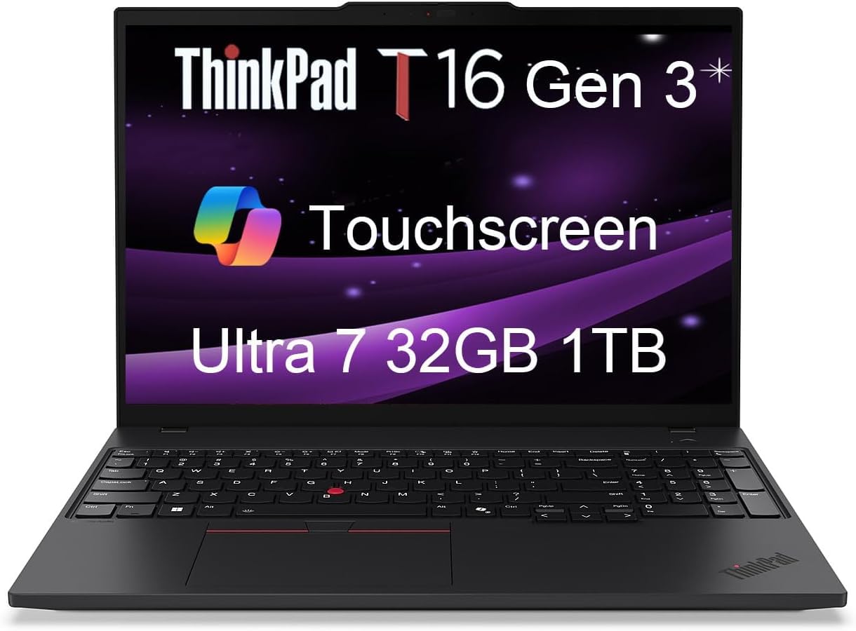 Amazon.com: Lenovo ThinkPad T16 Gen 3 Laptop, Intel Ultra 7 155U