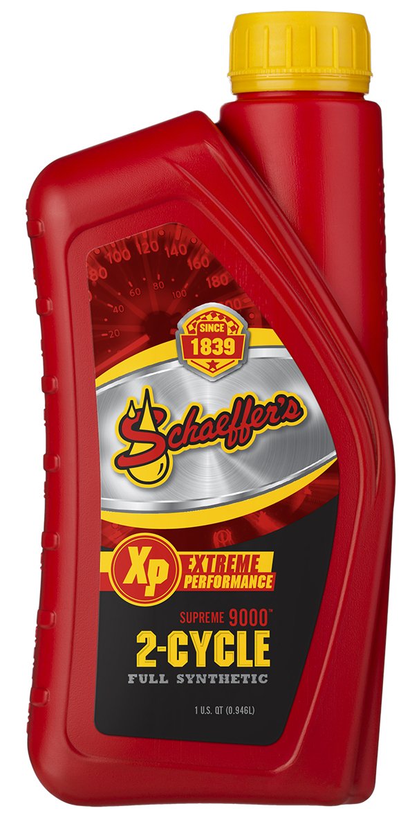 Schaeffer Manufacturing Co. 9006-012S Supreme 9000 Full Synthetic 2-Cyclce Racing Engile Oil, 1-Quart Bottle
