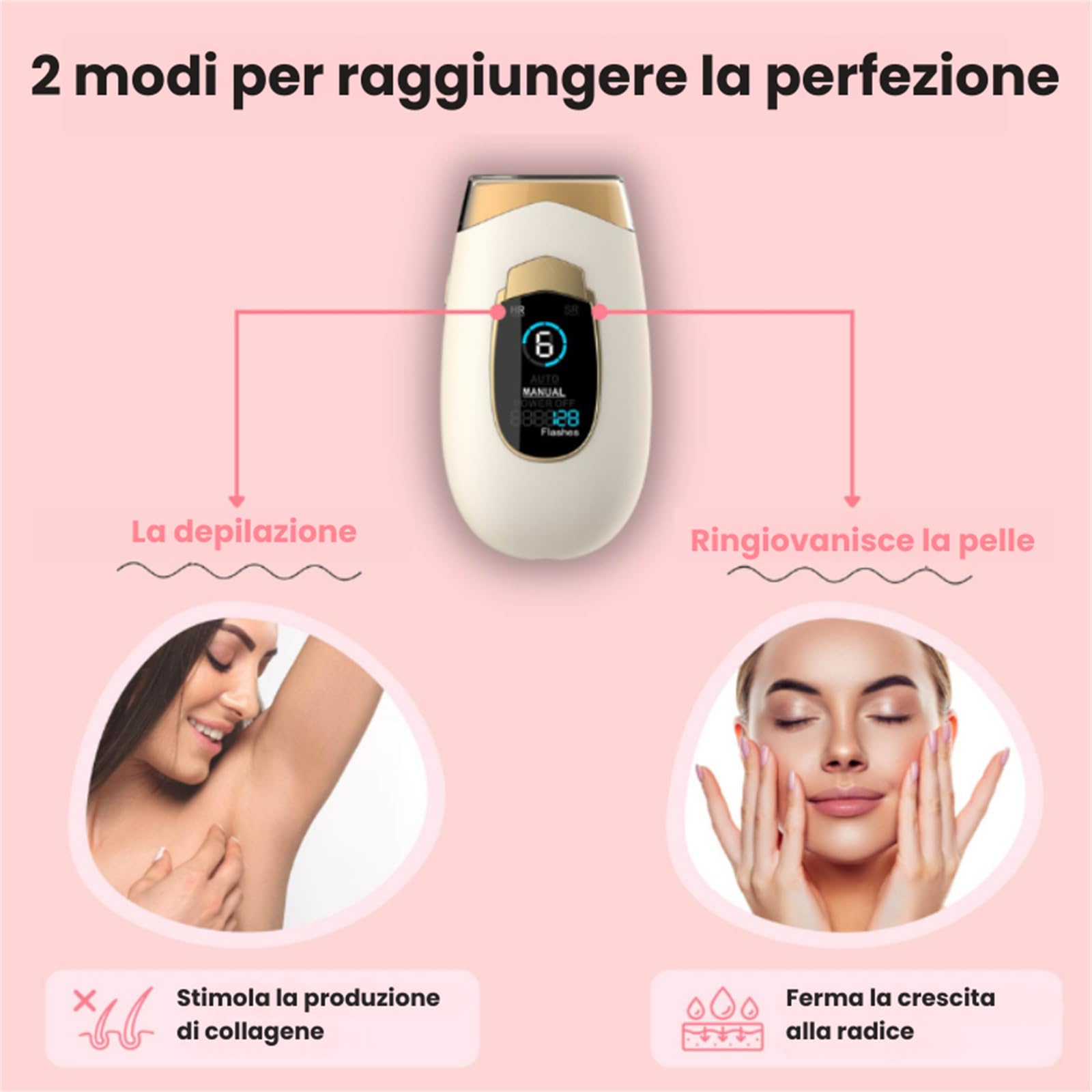 Depiladora de luz pulsada, Depiladora de luz pulsada 2.0, Depiladora IPL 2 en 1, Depiladora IPL, Depilación láser para mujeres, hombres, cara, bikini, cuerpo