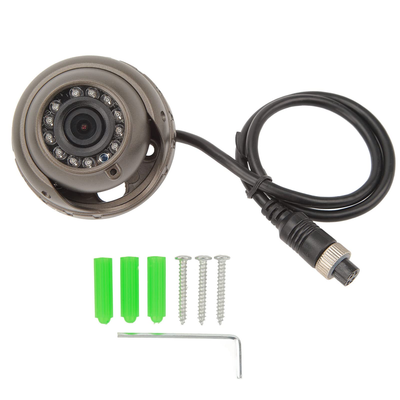 Amazon.co.jp: 車内防犯カメラ)ドーム型) 車両監視カメラ DC12V