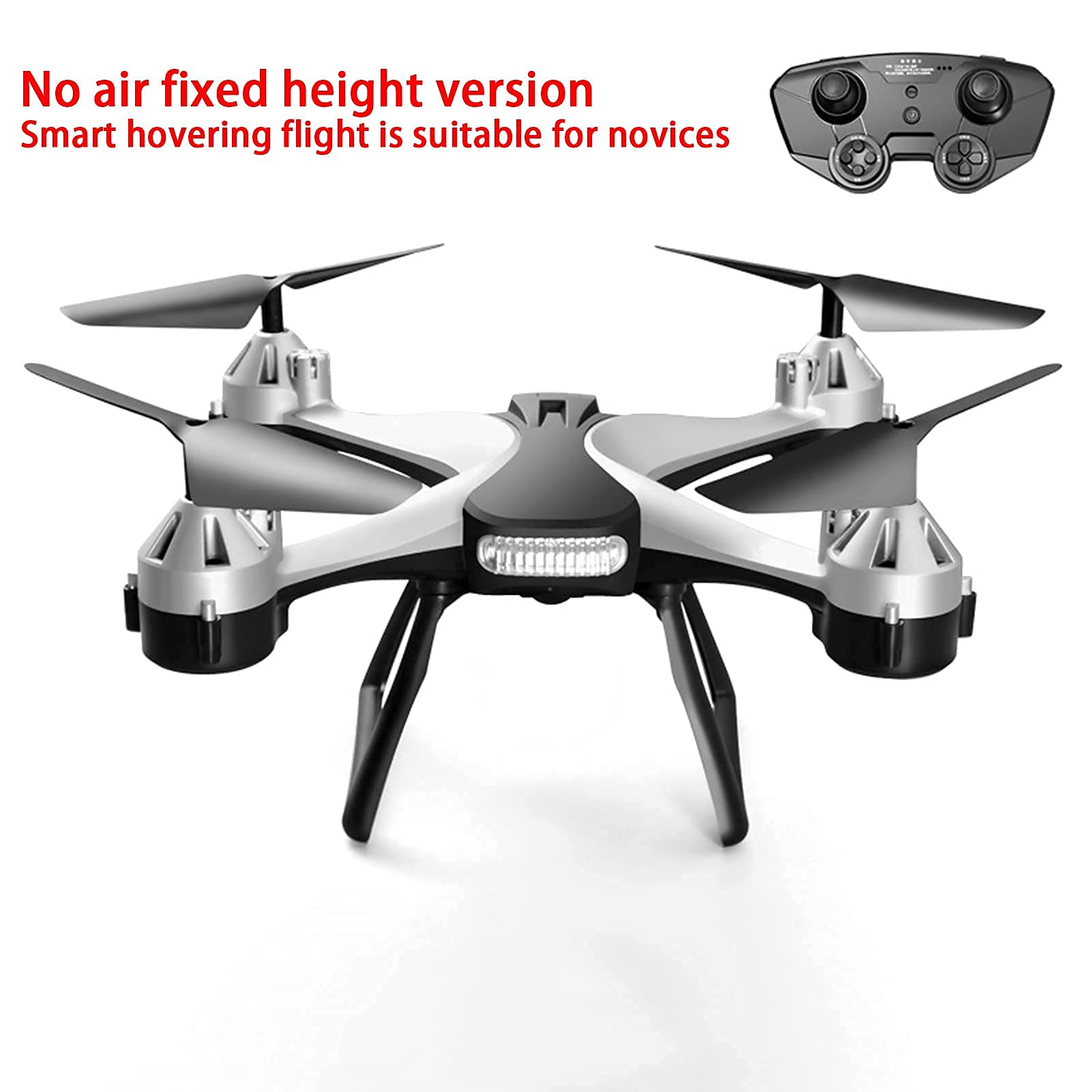 Drone con cámara, vídeo en tiempo real de alta definición, quadcopter con control remoto plegable, función waypoint, modo sin cabeza, arranque con un solo botón, mantenimiento de