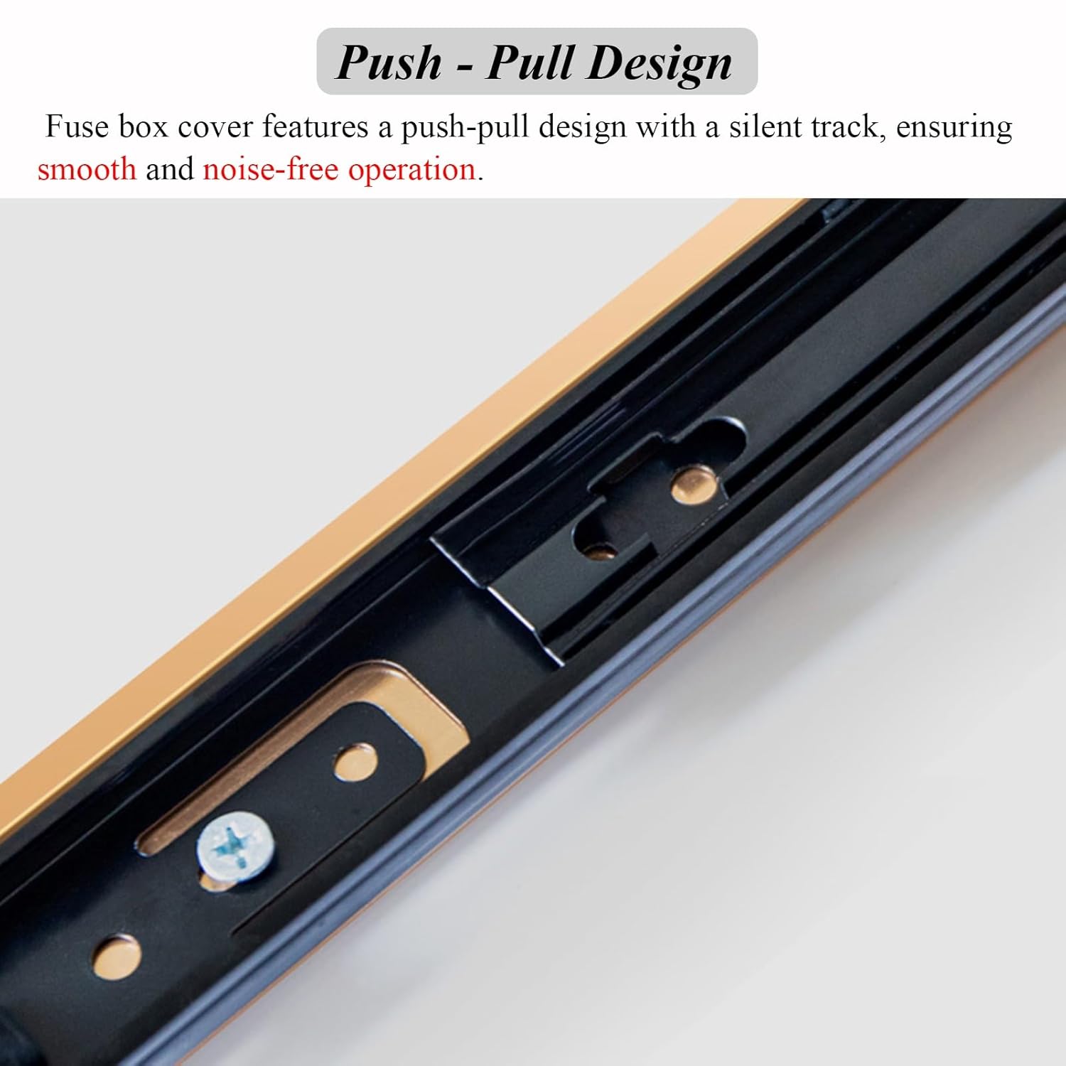 Elegant Fuse Box Cover Cabinet - Stylish Circuit Breaker Panel Decoration, Push-Pull Design for Office/Hotel, Portable Electrical Panel Hideaway (Style C, 45cm x 35cm)