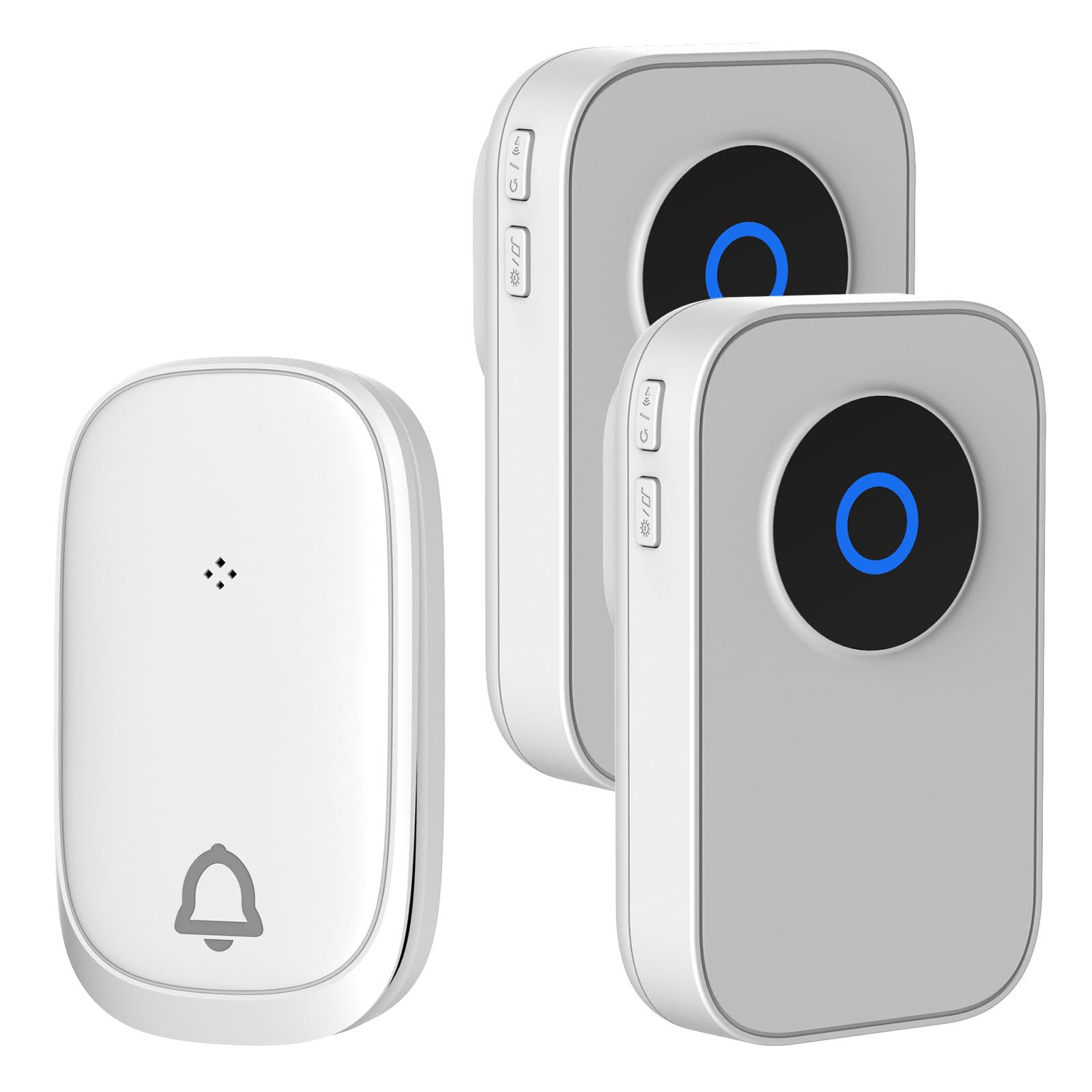 Amazon.co.jp: AOYIKO ワイヤレスチャイム ドアベル 自動発電 玄関