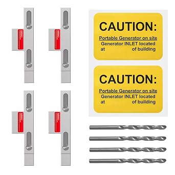 4 Set Generator Interlock Kit Compatible with Eaton Cutler