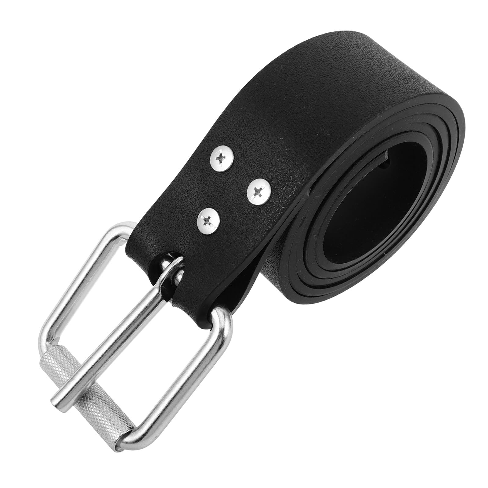 Ceinture de Poids Plongée Noire avec Boucle INOX Ceinture de Chasse sous-Marine Confort Ergonomique et Répartition Optimisée