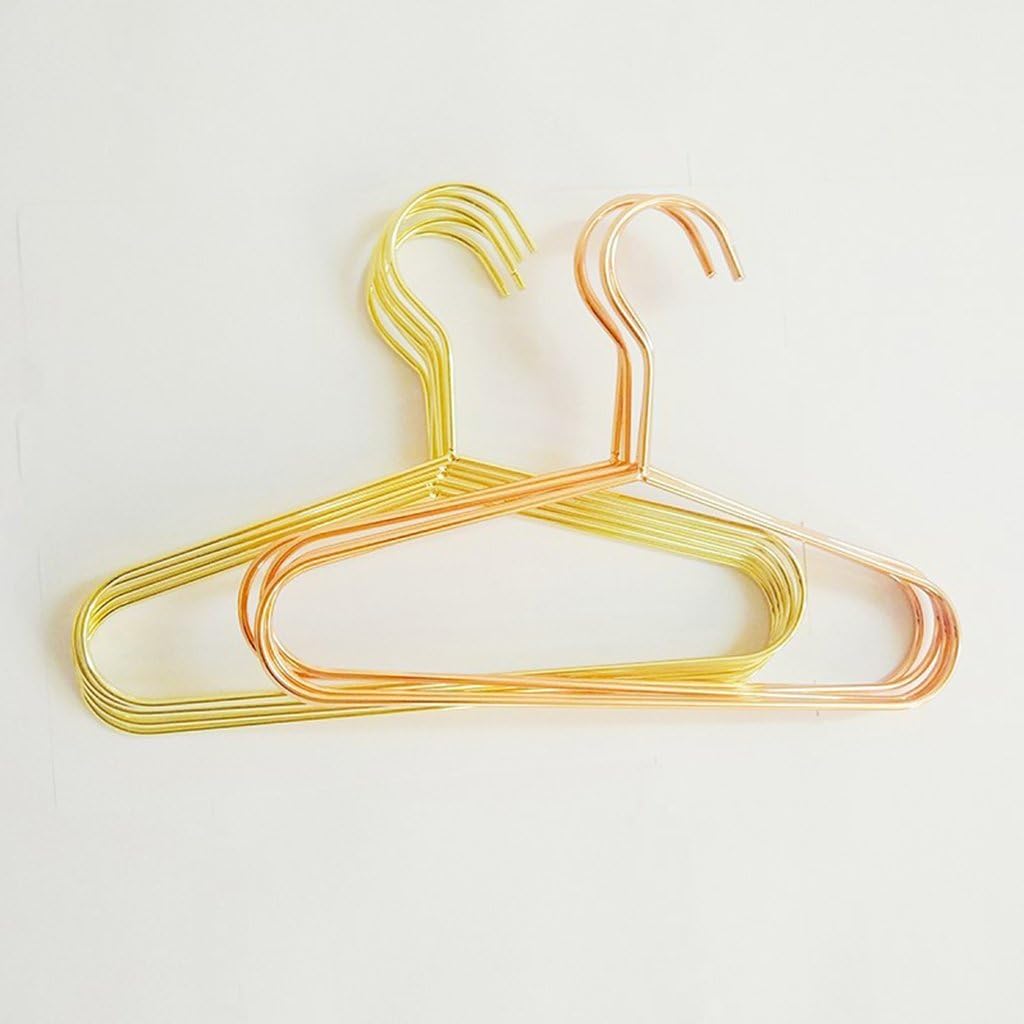 Coat Hangers,Clothes Organizer,Pack of 5 Metal Clothes Hangers for Baby Children Trouser Hangers Coat Hangers Skirt Hanger for Wardrobe