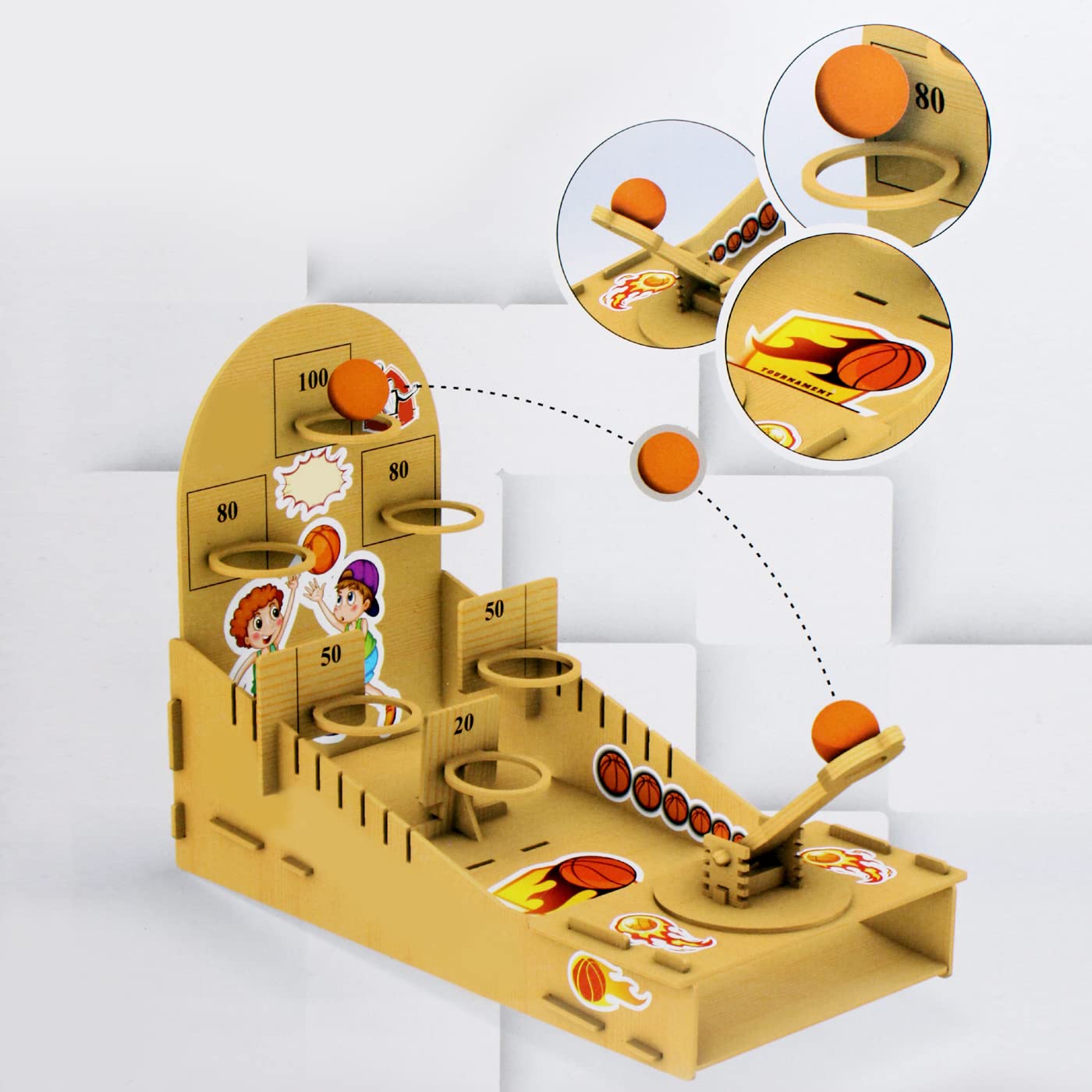 ARK Wooden STEM Basket Ball Game and DIY 3D Puzzle Basketball (B0C6XHZ1GR) Amazon Price History, Amazon Price Tracker