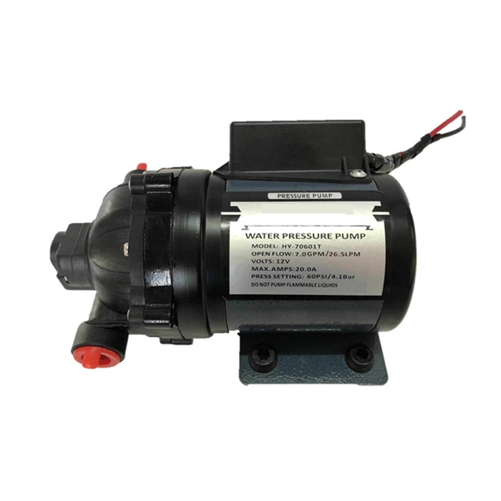 Rolnicze Pompy Membranowe 7GPM 60PSI 12 V DC Mała Pompa Wodna Z Silnikiem Elektrycznym Płynna Praca Stały Przepływ Niezawodność