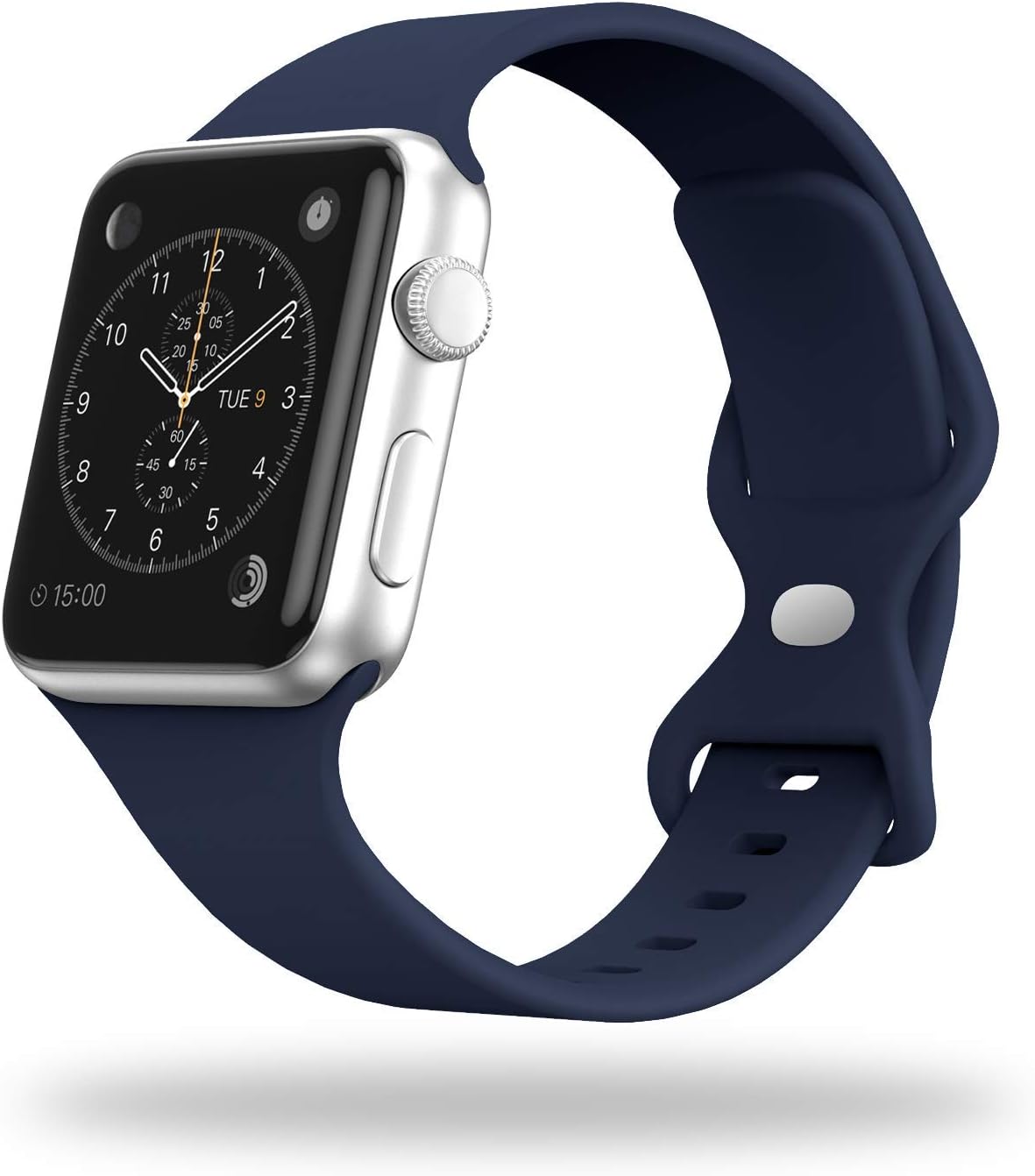 STG Sport Watch Band Compatible with Apple Watch Band 38mm 40mm 41mm 42mm 44mm 45mm 49mm S/M M/L for Women/Men Soft Silicone Replacement Strap Accessories for iWatch Ultra SE Series 8/7/6/5/4/3/2/1