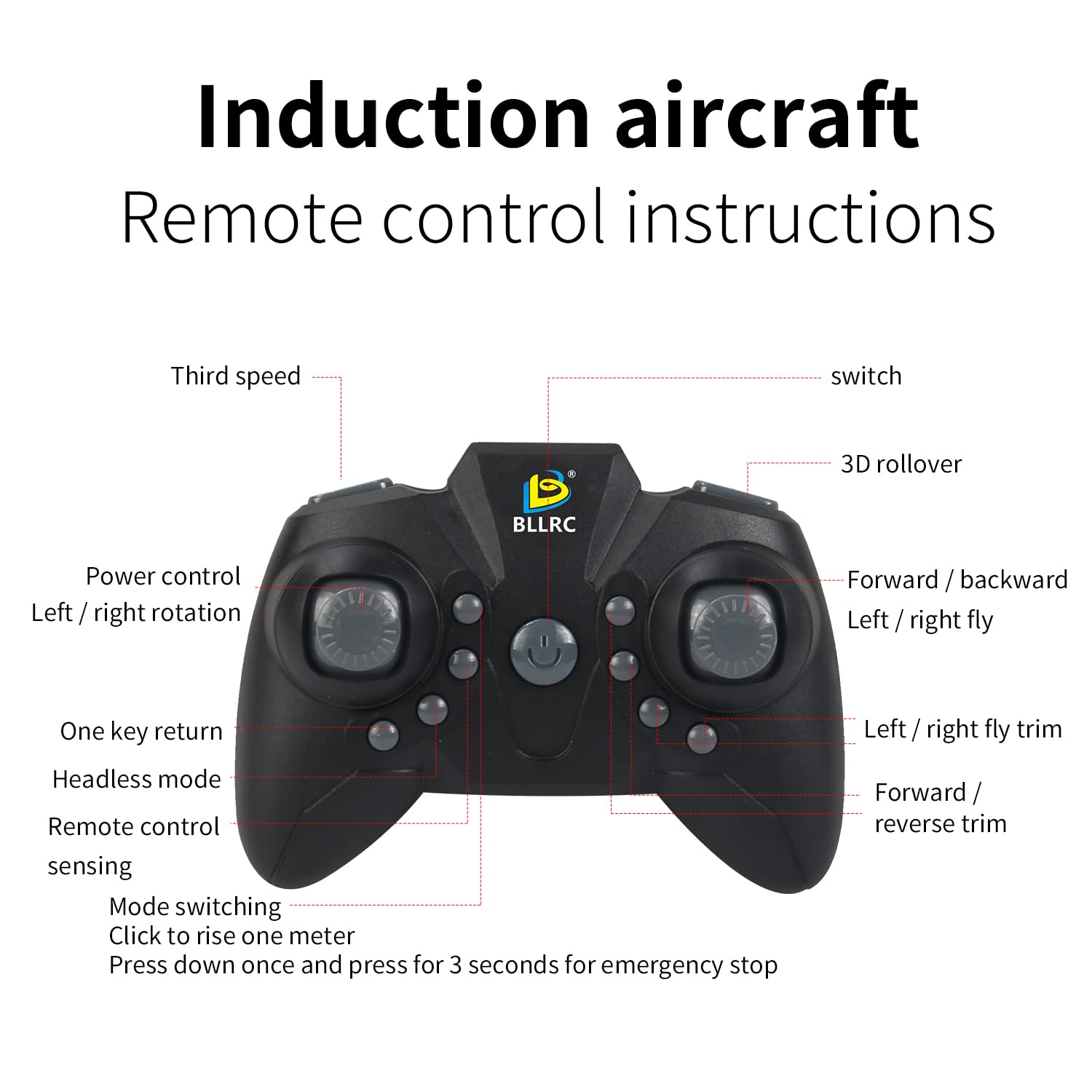 Buy BLLRC F106A Induction UFO Quadcopter Toy, MultiPoint Induction