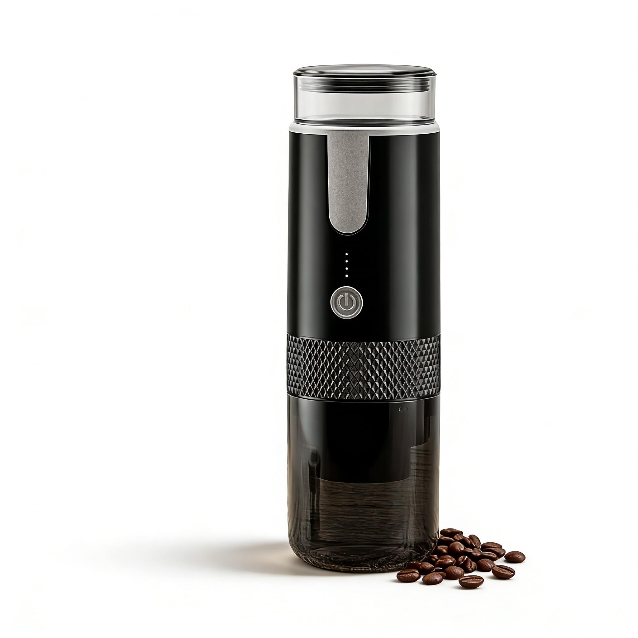Portable Handheld Coffee Maker, compatible with K Cup Capsules and Ground Coffee, Manually Operated for Camping Travel
