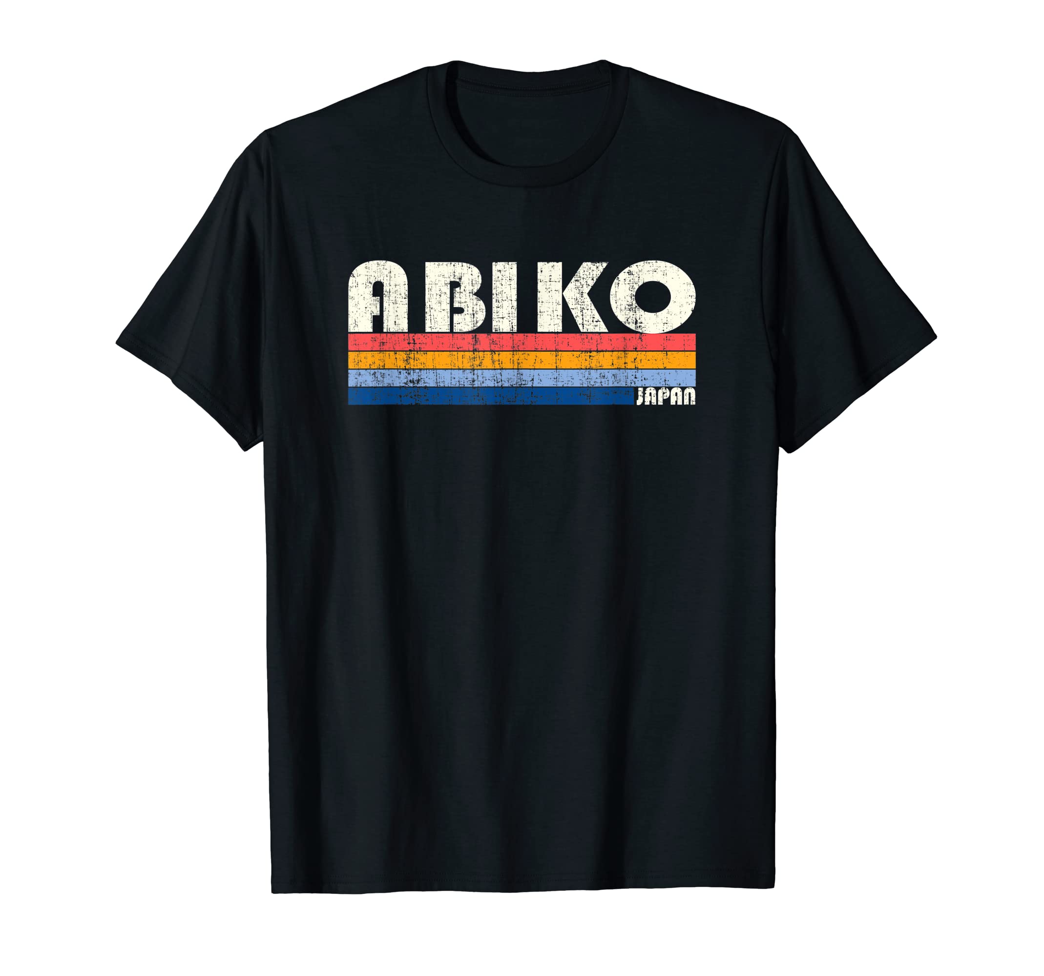 Retro Vintage 70s 80s Style Abiko, Japan T-Shirt
