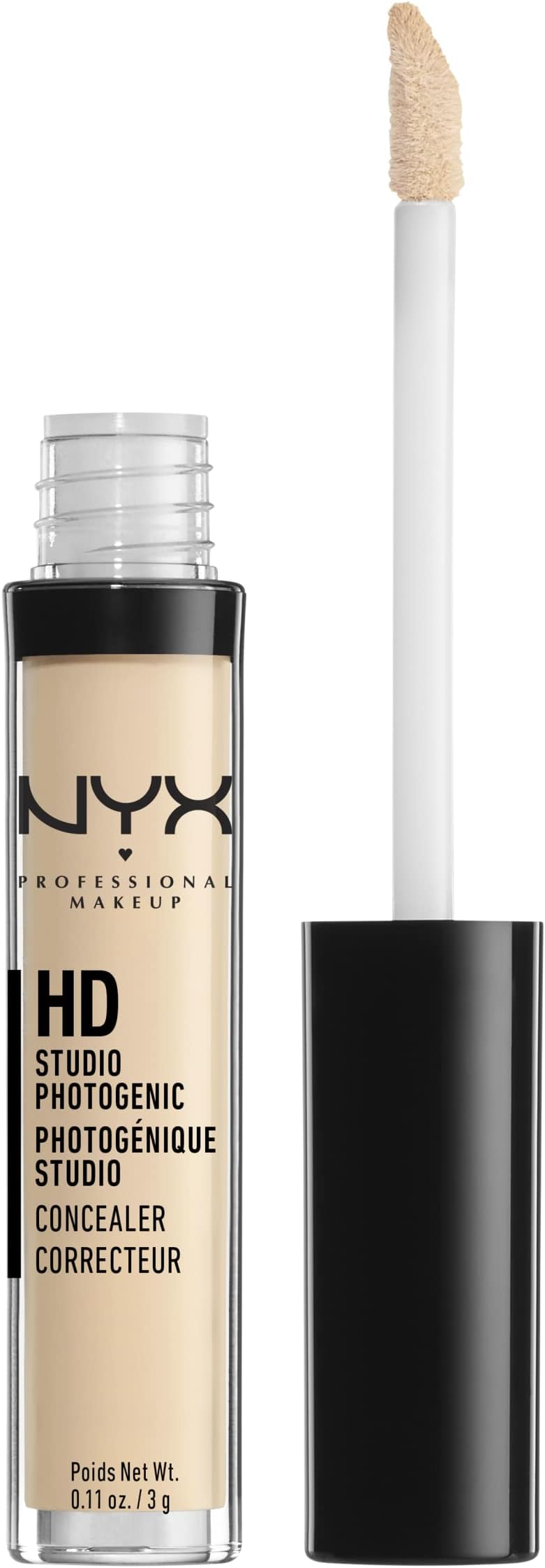 NYX PROFESSIONAL MAKEUP HD Studio Photogenic Concealer Wand, Medium Coverage - Alabaster