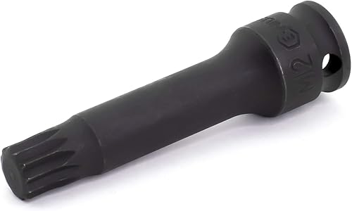 Miniatura 6 de Genius Tools Juego de llaves de vaso de impacto cuadrado triple Dr. de 5 piezas 38" TM-305