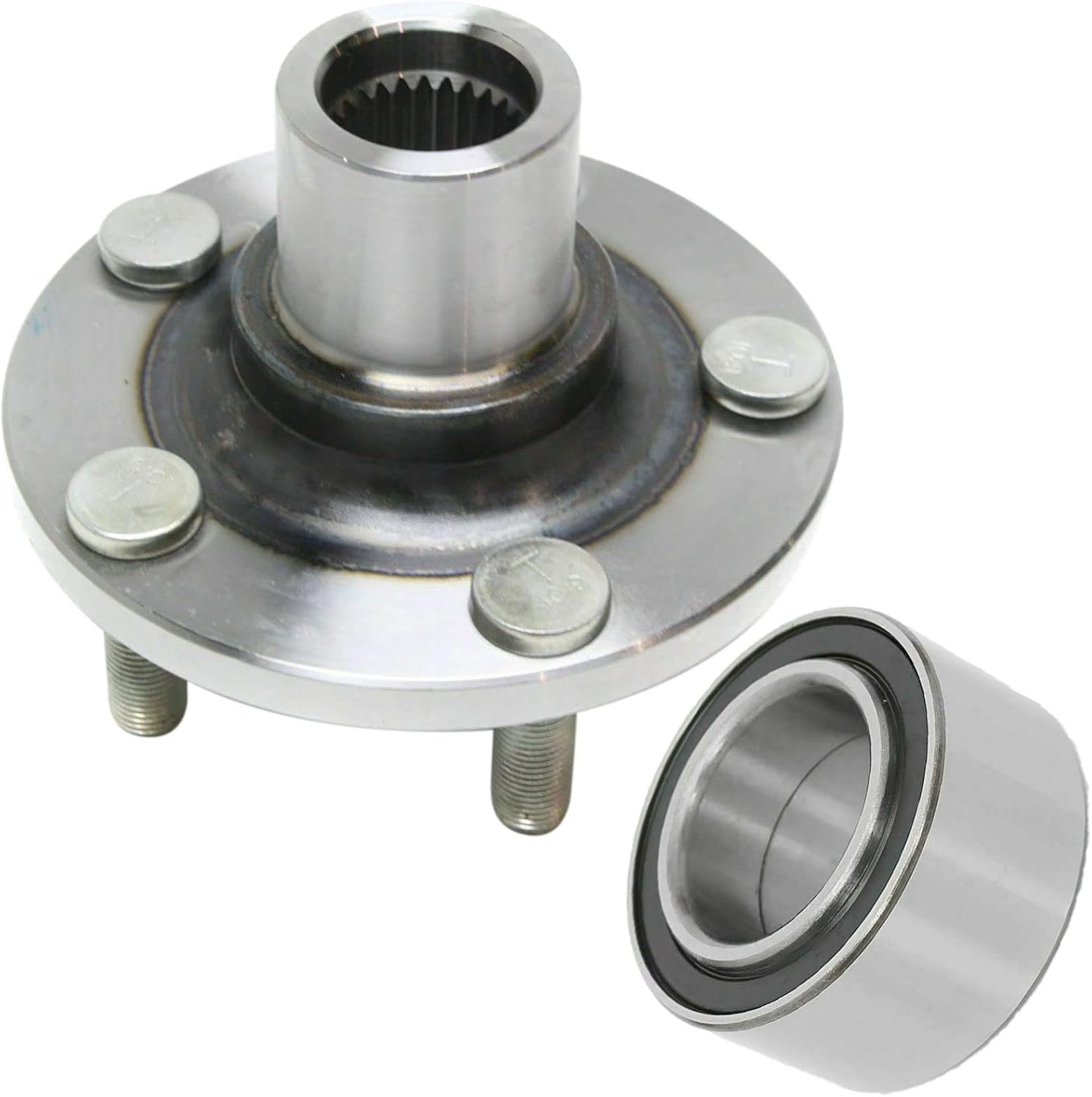 MotorbyMotor 930-501 Front Wheel Bearing and Hub Assembly with 5 Lugs Fits for Subaru Baja Forester Impreza Legacy Outback Wheel Hub Assembly 517008