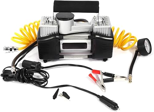 Miniatura 7 de Bomba de compresor de aire resistente de 12 V 150 PSI, mini inflador eléctrico de neumáticos para neumáticos de coche, furgoneta y tractor